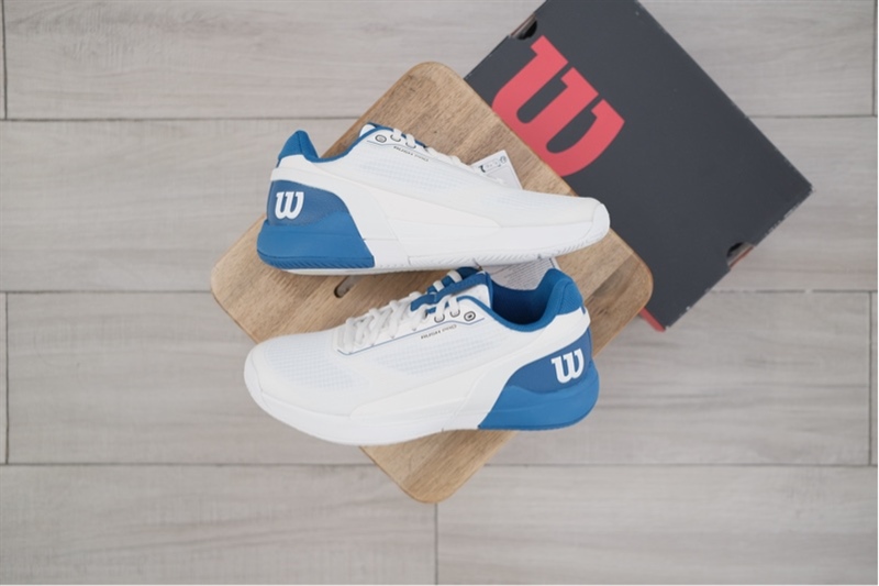 Trung Sneaker Shop Giày Chính Hãng 966 Giày Pickleball Tennis Wilson Rush Pro 5 Blue WRS338520