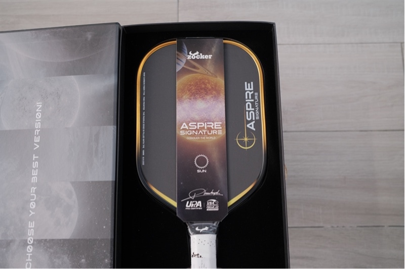 Vợt Pickleball Zocker Aspire Signature Phúc Huỳnh 16mm Vợt Pickleball Zocker Aspire Signature Phúc Huỳnh 16mm
